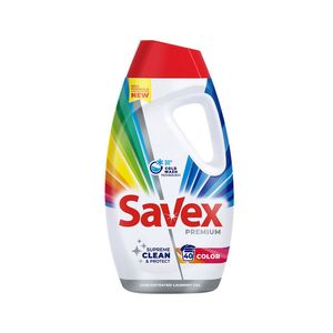 Detergent lichid Savex Premium Color, 40 spalari, 1.8 l