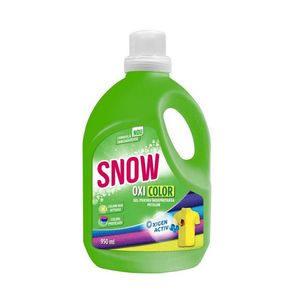 Solutie pentru indepartarea petelor Snow Oxi Color Gel, 950 ml