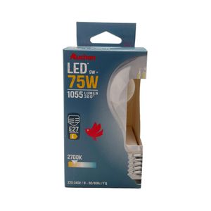 Bec LED AUCHAN 8.2W E27 EQ 75W filamenr A60, lumina calda