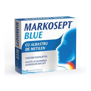 Markosept Blue, Fiterman Pharma, 20 comprimate pentru supt