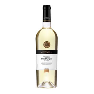 Vin alb sec Dominille Davidescu Viorica Pinot Grigio, 12.5%, 0.75 l