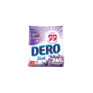 Detergent manual pudra Dero 2in1, lavanda, 8 spalari, 400 g