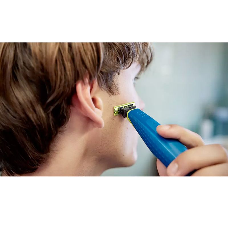 Pack De 2 Lames De Rechange Philips OneBlade QP225/50 - Anti-Friction - Pour Visage - Neuf