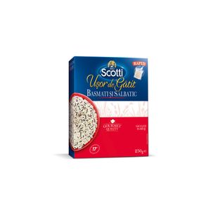 Orez Basmati si Salbatic Riso Scotti Usor de gatit, 2 x 125 g