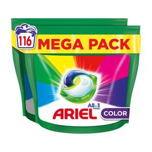 Detergent capsule pentru rufe Ariel All in One Pods Color, 116 spalari
