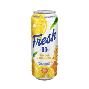Bere aromatizata Fresh cu portocale si lamaie, fara alcool, 0.5 l