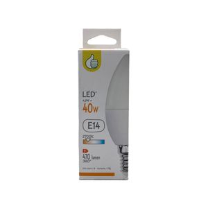 Bec LED Auchan, E14, 25 W, lumina calda