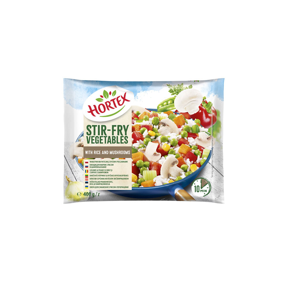 Hortex Legume cu orez la tigaie Hortex, 400 g Auchan Online