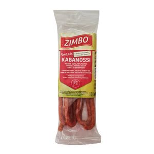 Carnaciori subtiri de porc si cascaval Zimbo Kabanossi, 90 g