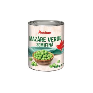 Mazare verde semifina Auchan, 400 g