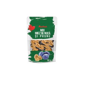 Mix de miez de nuca si prune Auchan, 50 g