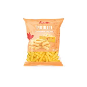 Pufuleti cu cascaval Auchan, 50 g