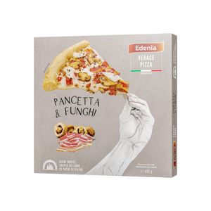 Pizza Edenia Verace cu pacetta si funghi, 432 g