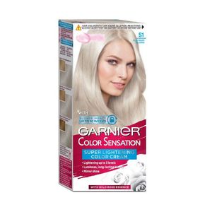 Vopsea de par permanenta Garnier Color Sensation, S1 Platinum Blond, 110 ml