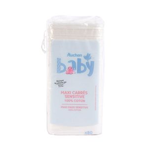 Dischete Auchan Baby Maxi Sensitive, 80 bucati