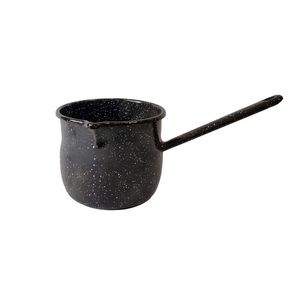 Ibric din email, 14 cm, 1.8 l, negru