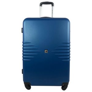 Troler Airport Sismik cu 4 roti, 46 x 70 x 28 cm, marime L, culoare blue