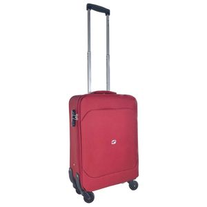 Troler Airport Soft Easy Sky, 35 x 55 x 18 cm, marime S, culoare rosu