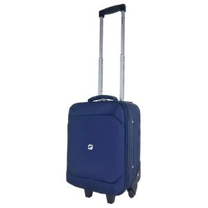 Troler Airport Easy Sky, 30 x 42 x 15 cm, marime XS, culoare albastru