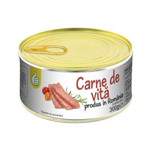 Conserva cu carne de vita 50% Auchan, 300 g