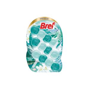 Odorizant pentru toaleta Bref Brilliant Gel Alpin Lake, 3 x 42 g