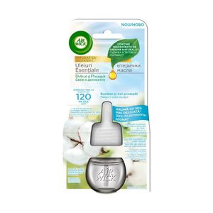 Odorizant electric de camera Air Wick, Lemn de santal & Vanilie, 19 ml