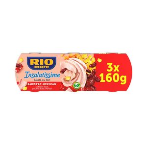 Salata de ton si amestec mexican Rio Mare, 3 x 160 g