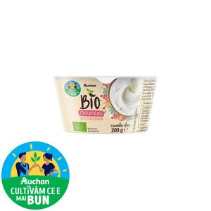 Smantana Auchan Bio, 32% grasime, 200 g