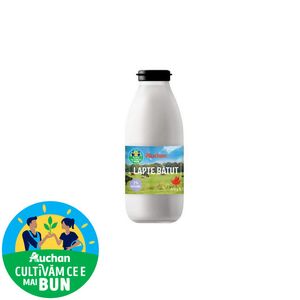Lapte batut Auchan, 2% grasime, 470 ml