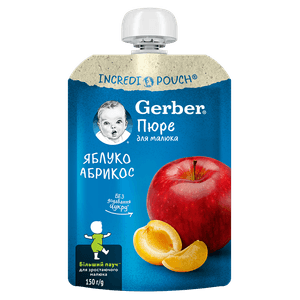 Piure natural de mar si caise Gerber, 150 g