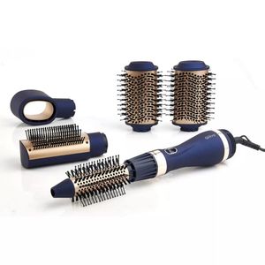 Perie de par Qilive Q.7880, 1000W, 5 accesorii, albastru