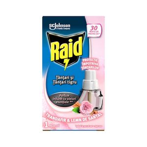 Rezerva aparat electric impotriva tantarilor Raid Liquid, 30 nopti, 21 ml