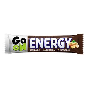 Baton proteic cu arahide si caramel Go On Energy, 50 g