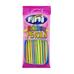 Jeleuri gumate curcubeu Fini Rainbow Pencils, 80 g