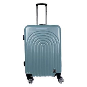 Troler Airport ABS cu 4 roti, marimea M, culoare bleu