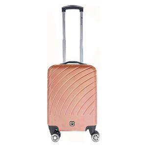 Troler Airport ABS cu 4 roti, marimea S, culoare coral