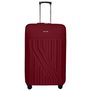 Troler Airport SOFT cu 4 roti, marimea M, culoare burgund