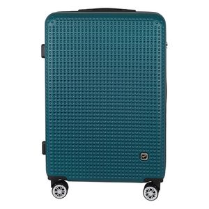 Troler Airport ABS cu 4 roti, marimea M, culoare blue