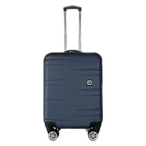 Troler Airport ABS cu 4 roti, marimea S, culoare gri