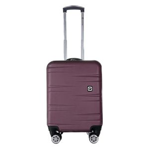 Troler Airport ABS cu 4 roti, marimea S, culoare grena