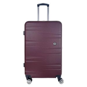 Troler Airport ABS cu 4 roti, marimea L, culoare grena