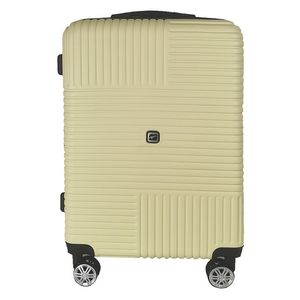 Troler Airport ABS cu 8 roti, marimea L, culoare zen galben