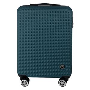 Troler Airport ABS cu 4 roti, marimea S, culoare dots bleu