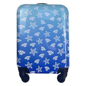 Troler Airport ABS cu 8 roti, marimea S, culoare blue