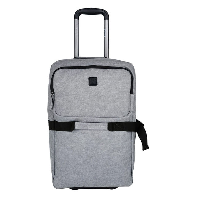 Troler geanta Airport 2 compoartimente, marimea S, culoare gri