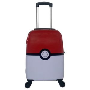 Troler rigid pentru copii cu 4 roti, marimea S, model Pokemon