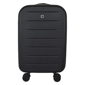 Troler pliabil Airport ABS cu 8 roti, marimea S, culoare negru