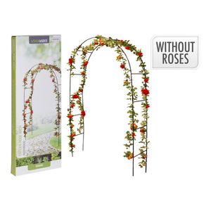 Arcadra cu cadru metalic pentru flori, 140 x 36 x 240 cm