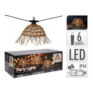 Decoratiune party cu led, din ratan