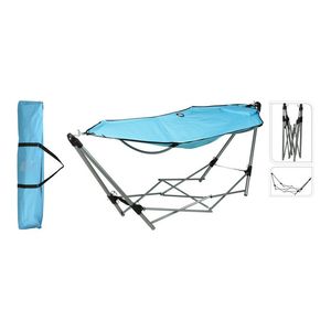 Hamac pliabil cu suport, 240 x 80 x 75 cm